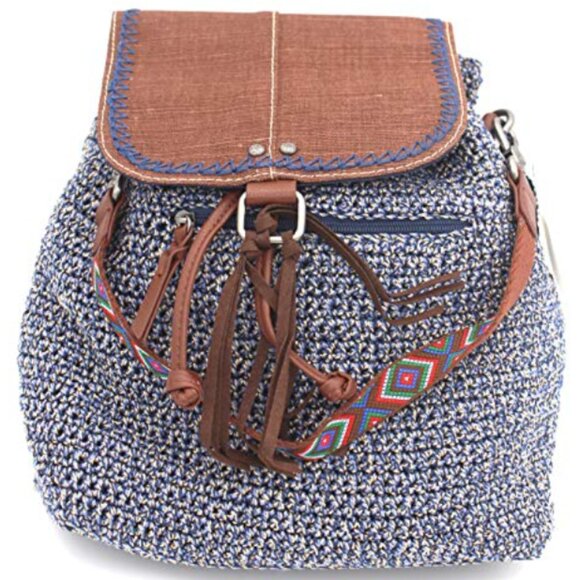 NWT, the SAK, Macy's Avalon Convertible Crochet Women's Backpack - Picture 3 of 7